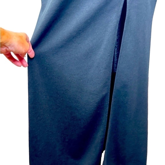 Soieblu Women’s Maxi Black Lace Bodice V-Neck/Back Evening Gown Dress Size-M GUC - Picture 7 of 12